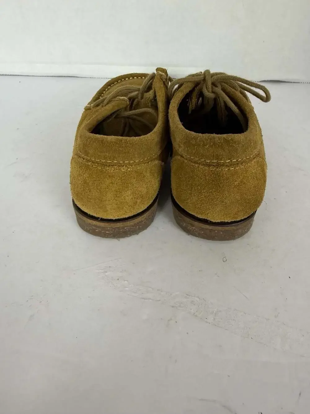 Zara Kids Brown Suede Moccasin Wallabee Style Shoes Size 28